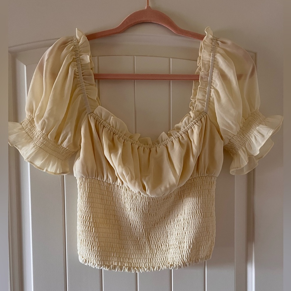 Breath of Youth Boutique cottagecore chiffon top
